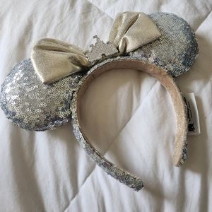 Disney Parks Sequin Cinderella's Castle Minnie Ears